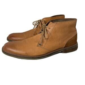 Testosterone Air Alert Leather Ankle Boots Shoes Cognac Tan Men’s US 13 / EU 46